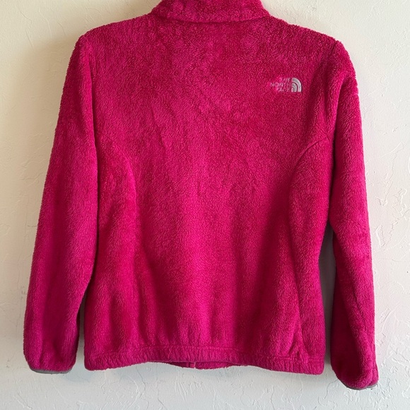 The North Face Vibrant Pink Girls' Full Zip Fuzzy Cozy Fleece Sz Lg (14/16) - Picture 6 of 11